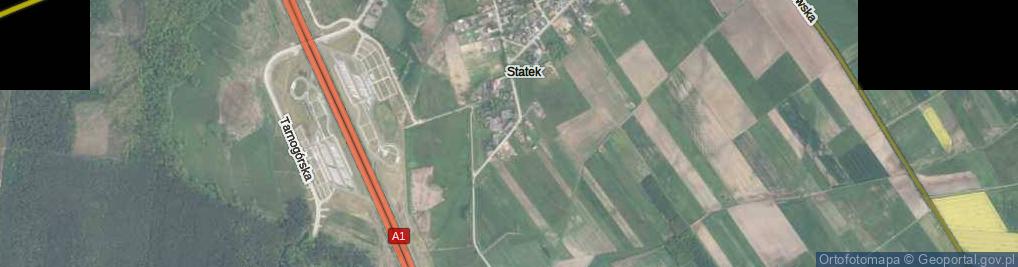 Zdjęcie satelitarne Statek ul.