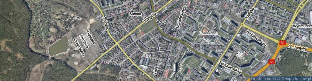 Zdjęcie satelitarne Starzyńskiego Stefana, Prezydenta ul.