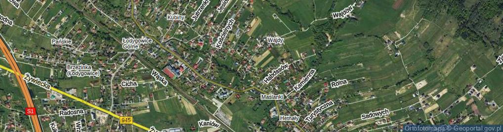 Zdjęcie satelitarne Stokrotek ul.