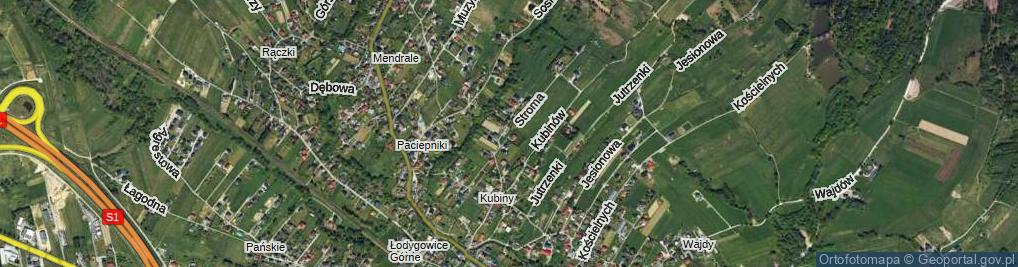 Zdjęcie satelitarne Stroma ul.