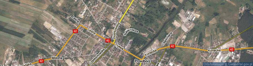 Zdjęcie satelitarne Sukiennicza ul.