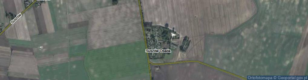 Zdjęcie satelitarne Suszów-Osada ul.