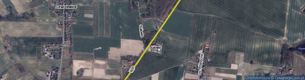 Zdjęcie satelitarne Sułowo ul.