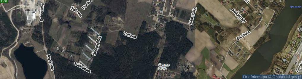 Zdjęcie satelitarne Świętobora ul.