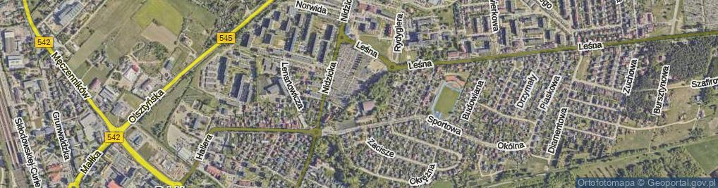 Zdjęcie satelitarne Św. Wojciecha ul.