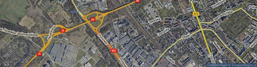 Zdjęcie satelitarne św. Urbana ul.