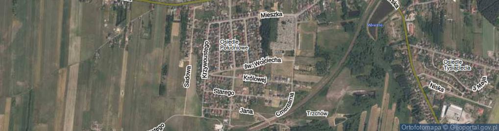 Zdjęcie satelitarne Św. Wojciecha ul.