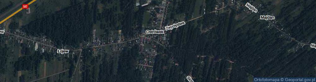 Zdjęcie satelitarne XXX-lecia PRL ul.