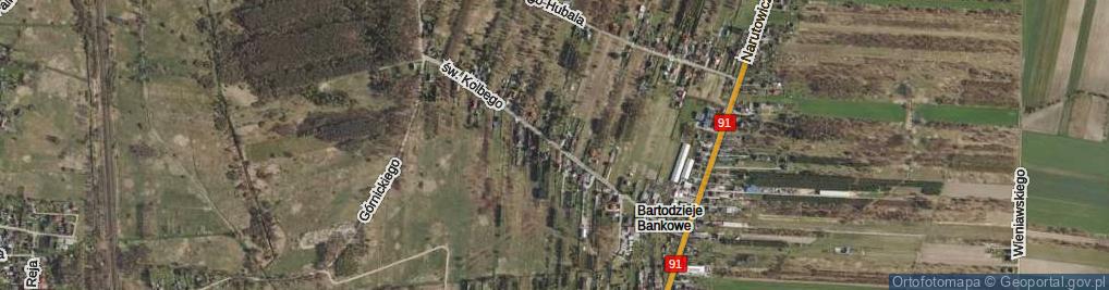 Zdjęcie satelitarne św. Maksymiliana Marii Kolbego ul.