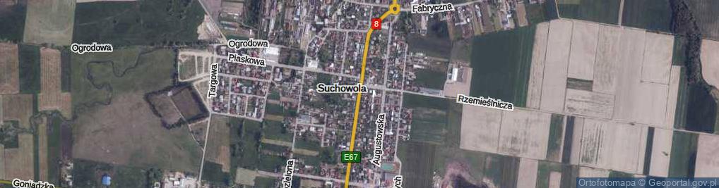 Zdjęcie satelitarne Świętokrzyska ul.