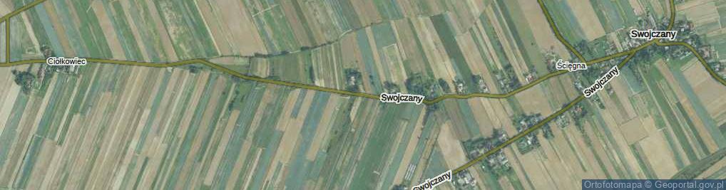 Zdjęcie satelitarne Swojczany ul.