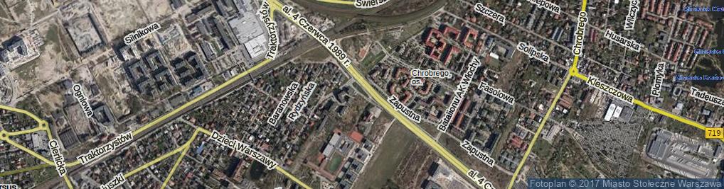 Zdjęcie satelitarne Świętej Rodziny ul.