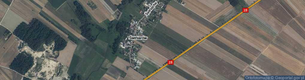 Zdjęcie satelitarne Świniarów ul.
