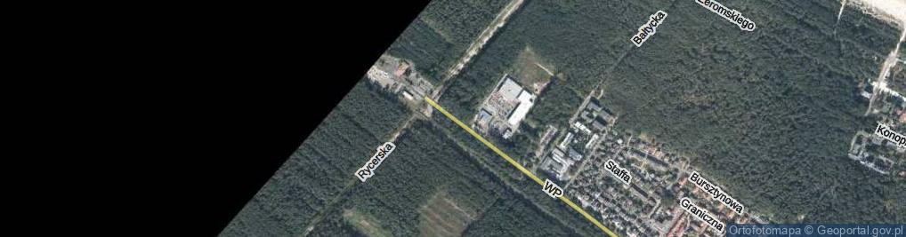 Zdjęcie satelitarne Świnoujście-Ahlbeck ul.