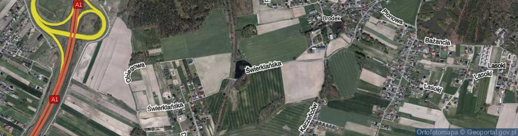 Zdjęcie satelitarne Świerklańska ul.