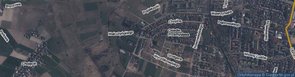 Zdjęcie satelitarne Sygietyńskiego Tadeusza ul.