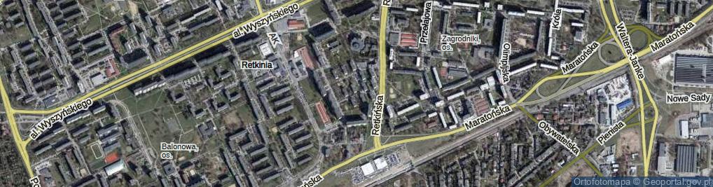 Zdjęcie satelitarne Sympatyczna ul.