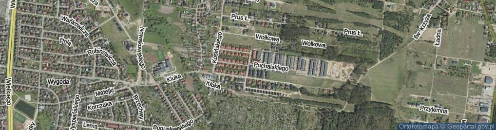 Zdjęcie satelitarne Szymańskiego Bolesława ul.