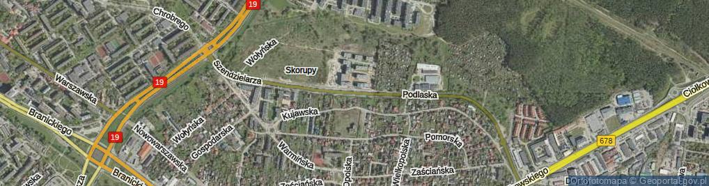Zdjęcie satelitarne Szendzielarza Zygmunta, mjr. ul.