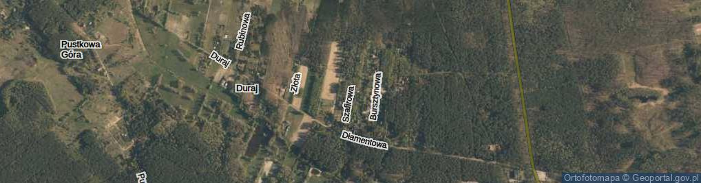 Zdjęcie satelitarne Szafirowa ul.