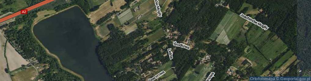 Zdjęcie satelitarne Szczęśliwa ul.