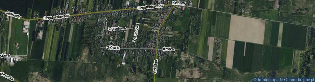 Zdjęcie satelitarne Szkolna ul.