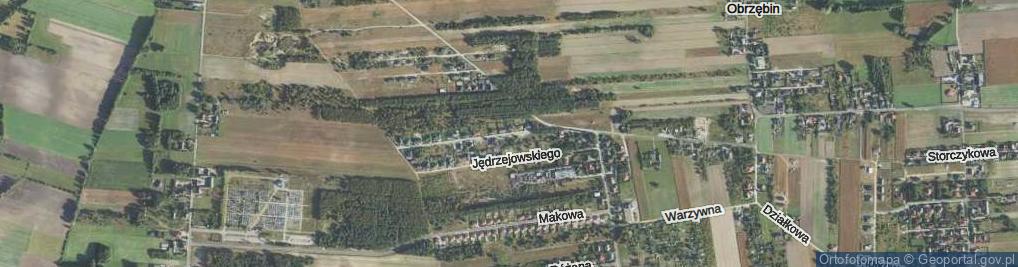 Zdjęcie satelitarne Szafirowa ul.