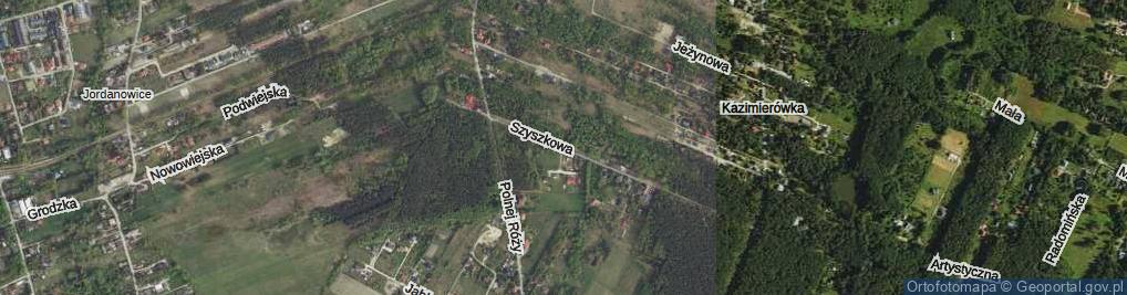 Zdjęcie satelitarne Szyszkowa ul.