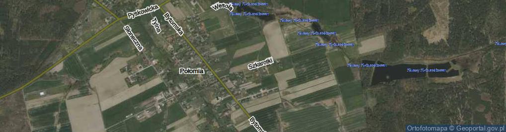 Zdjęcie satelitarne Szkarotki ul.