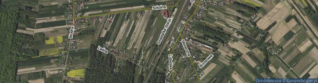 Zdjęcie satelitarne Szastarka Stacja ul.
