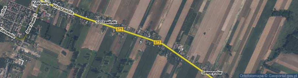 Zdjęcie satelitarne Szczawinek ul.
