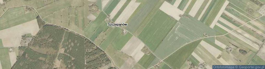 Zdjęcie satelitarne Szczepanów ul.