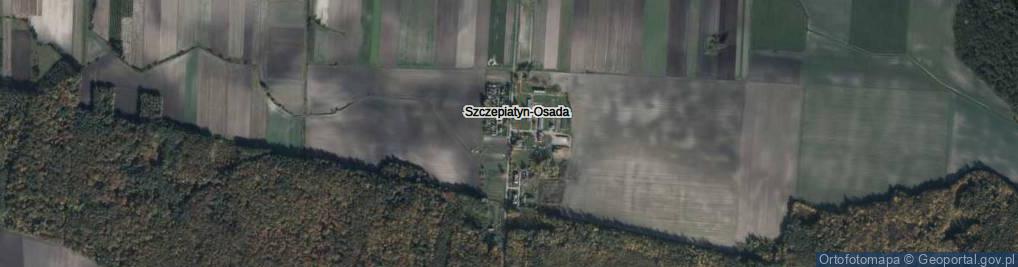 Zdjęcie satelitarne Szczepiatyn-Osada ul.