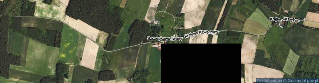 Zdjęcie satelitarne Szczepkowo-Iwany ul.