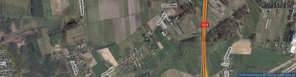 Zdjęcie satelitarne Szczerki ul.