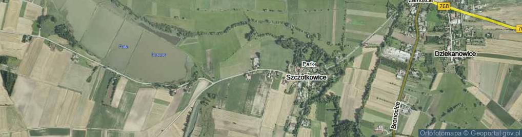 Zdjęcie satelitarne Szczotkowice ul.