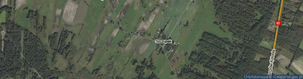 Zdjęcie satelitarne Szczupak ul.