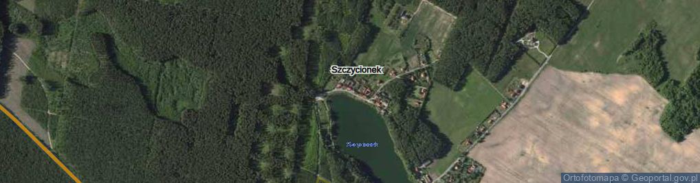 Zdjęcie satelitarne Szczycionek ul.