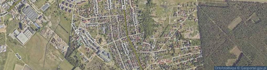 Zdjęcie satelitarne Szwedzka ul.