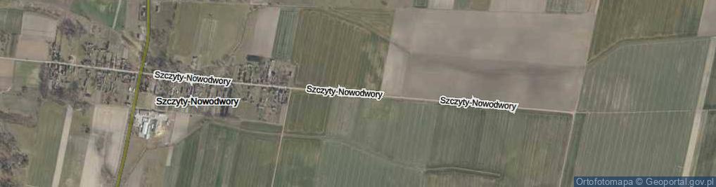 Zdjęcie satelitarne Szczyty-Nowodwory ul.