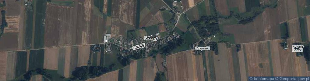 Zdjęcie satelitarne Szkopy ul.