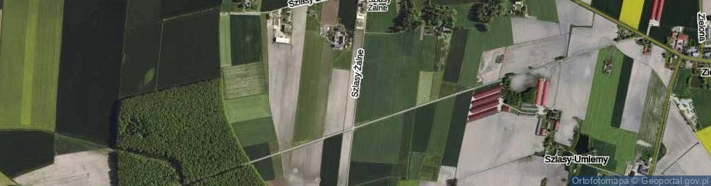 Zdjęcie satelitarne Szlasy Żalne ul.