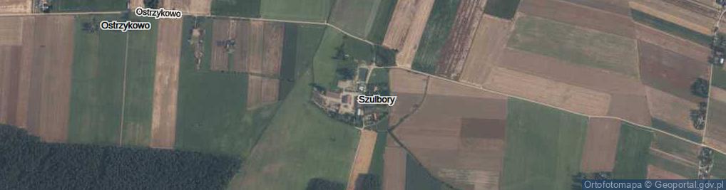 Zdjęcie satelitarne Szulbory ul.