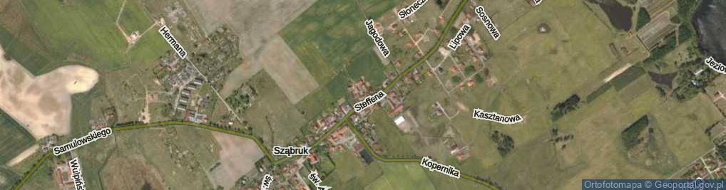 Zdjęcie satelitarne Sząbruk ul.