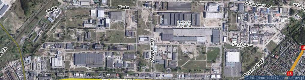 Zdjęcie satelitarne Szymańskiego Stanisława ul.