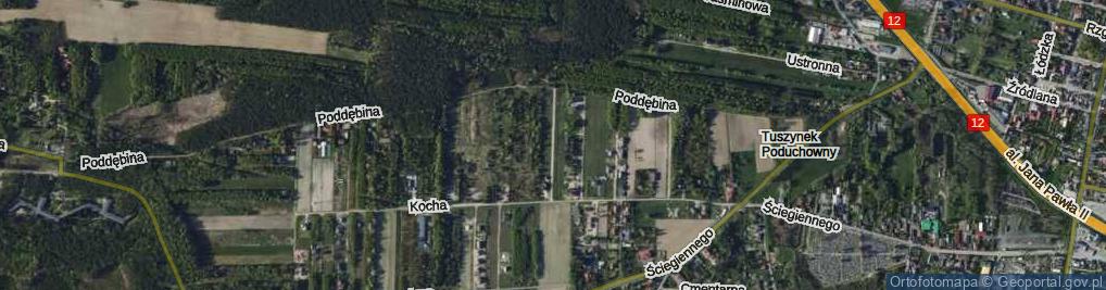 Zdjęcie satelitarne Szafirowa ul.