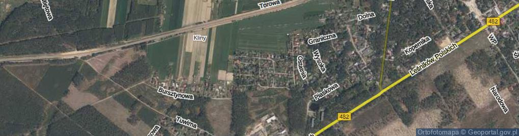 Zdjęcie satelitarne Szweycerów ul.