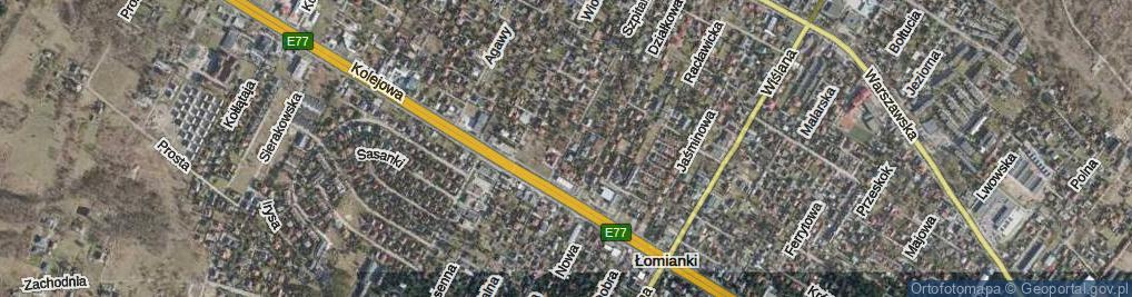 Zdjęcie satelitarne Szpitalna ul.