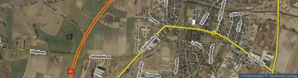 Zdjęcie satelitarne Szymborskiej Wisławy ul.