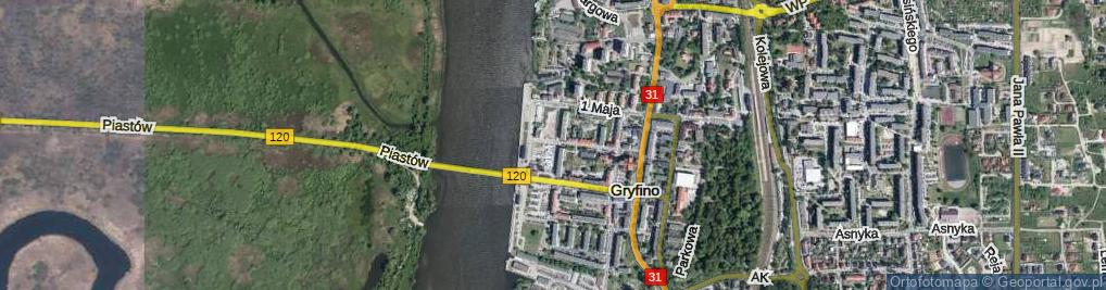 Zdjęcie satelitarne Targowisko Miejskie ul.